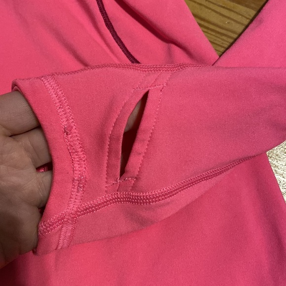 Hot pink Kids Champion Workout hoodie - Picture 4 of 10